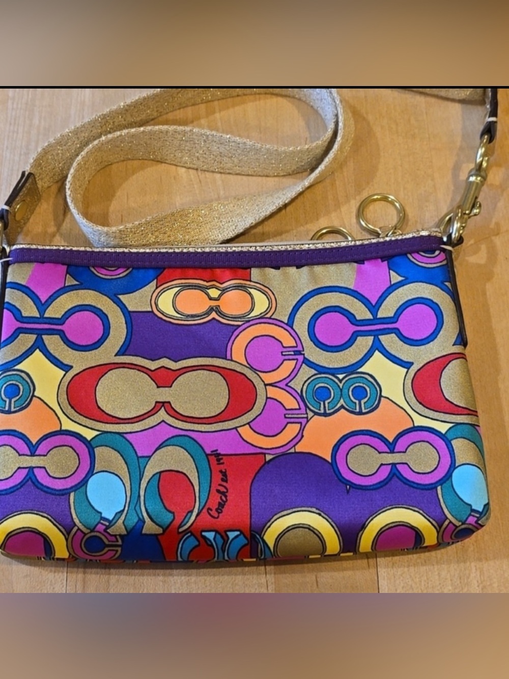 NWOT Coach Multicolor Crossbody Bag - Picture 2 of 13